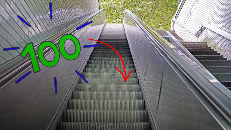 Die Rolltreppe wird 100 Jahre.