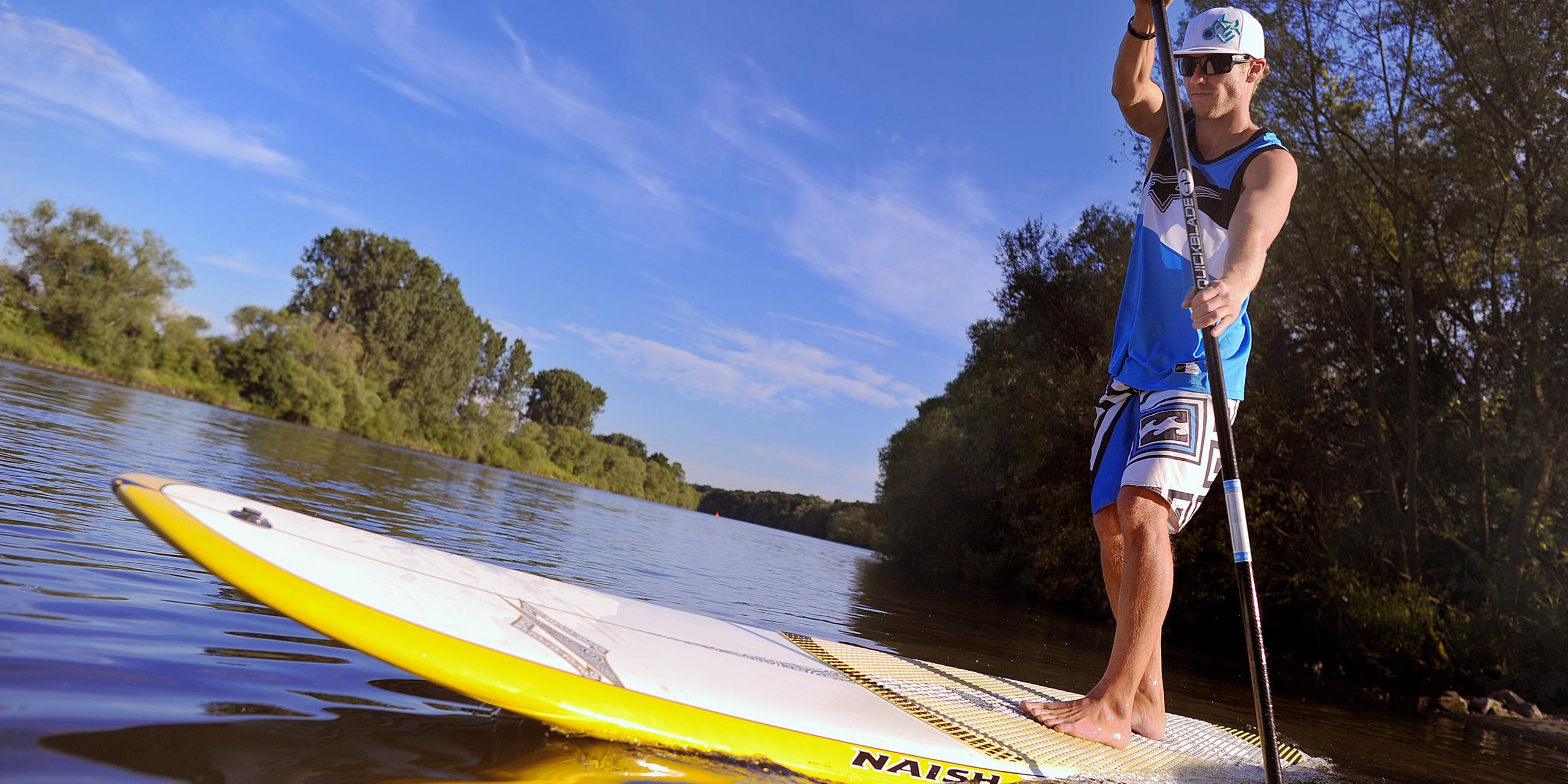 Stand-Up-Paddling typical