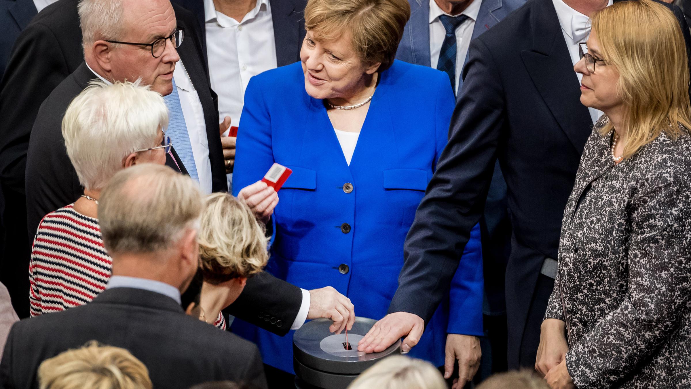 Merkel stimmt gegen die Ehe für alle