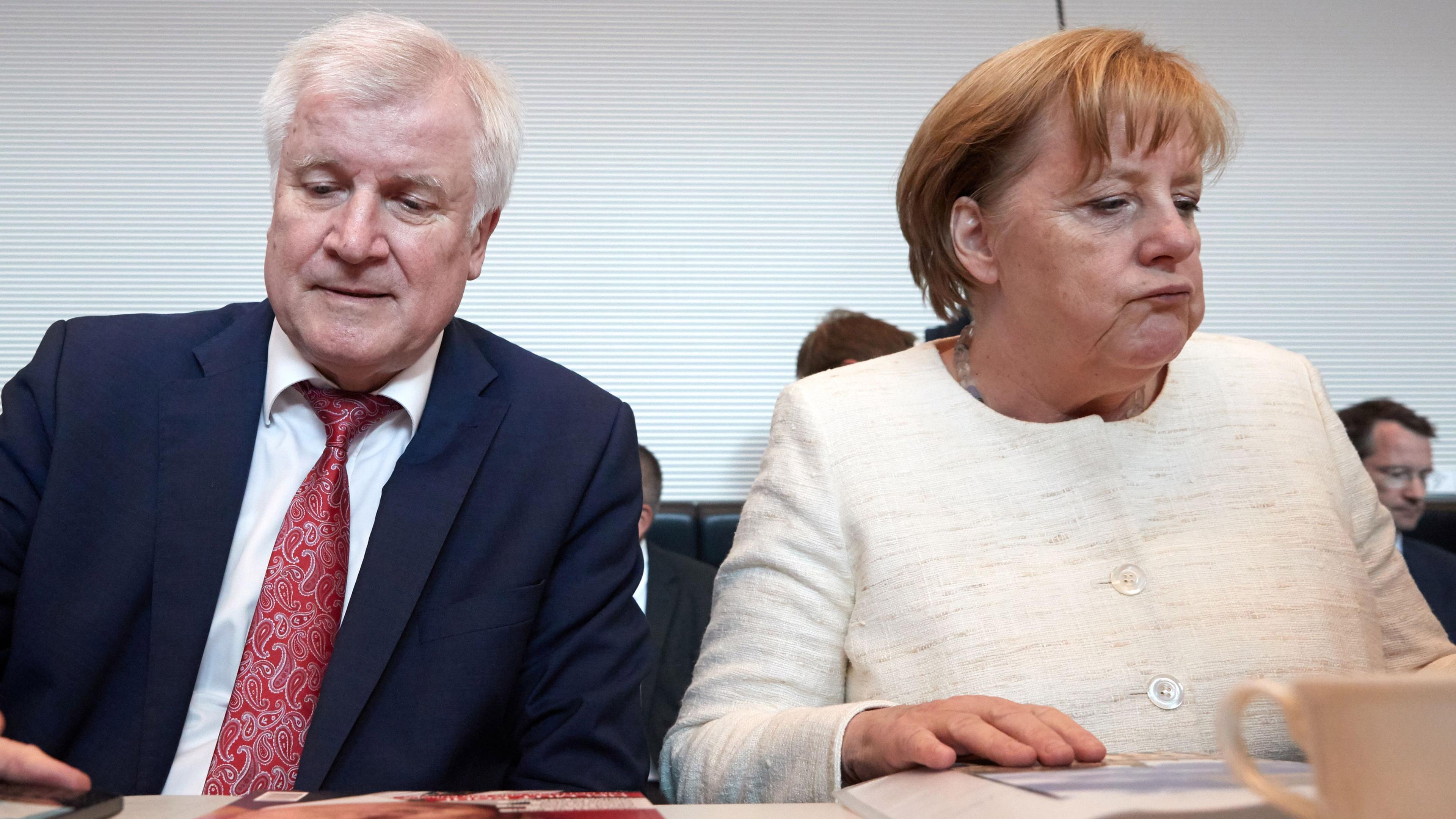 Merkel und Seehofer sind uneinig