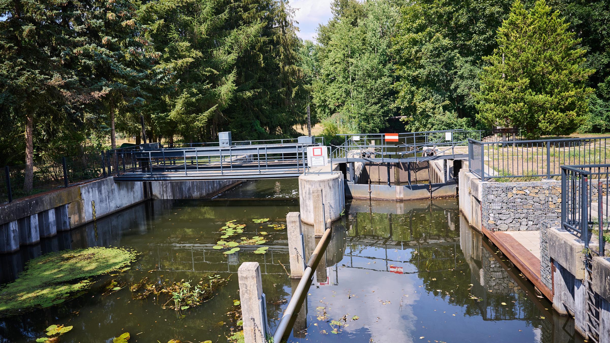 Unterspreewald, 15.08.22: Schleusen im Spreewald sind geschlossen