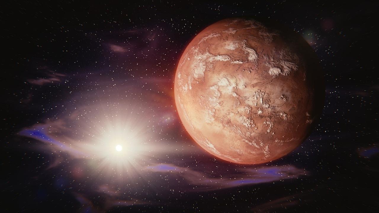 Blick auf den Mars