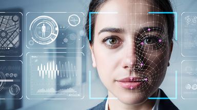 Gesicht wird digital vermessen
