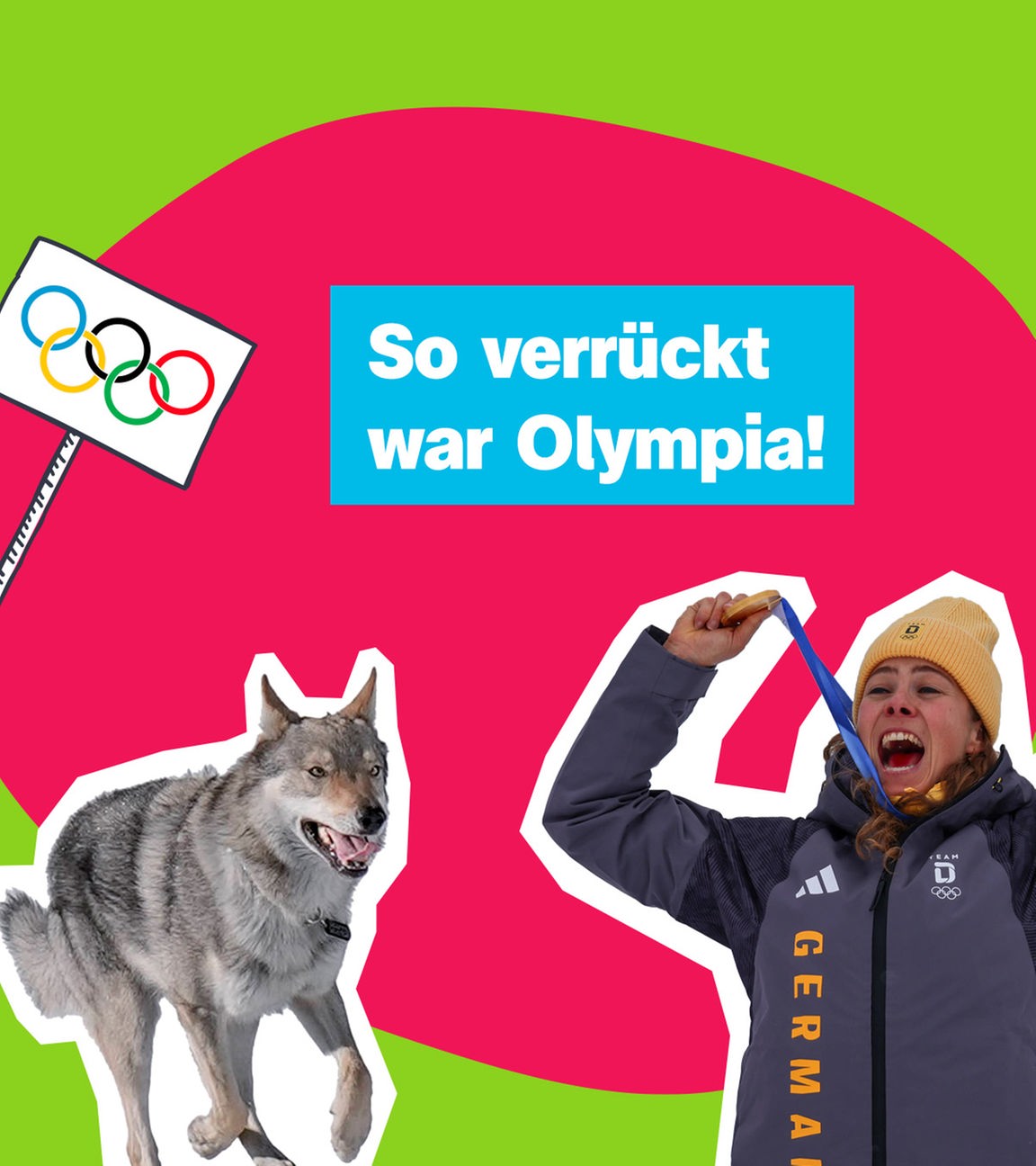 So verrückt war Olympia; Hund; Goldmedaille