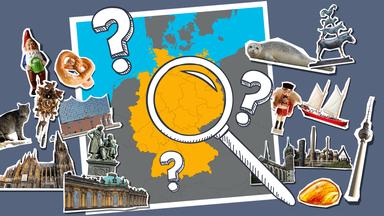 3d-Karte der deutschen Bundesländer