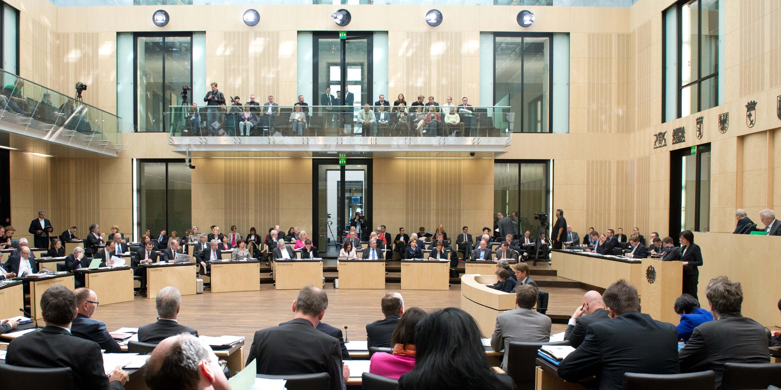 Im Bundesrat wird über Entscheidungen abgestimmt