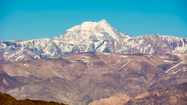 Der Aconcagua bei Sonnenaufgang