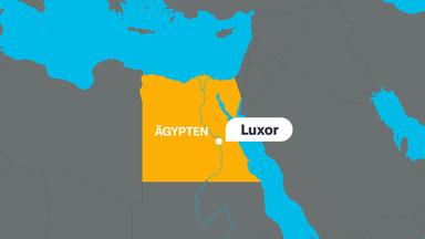 Karte von Ägypten und Luxor