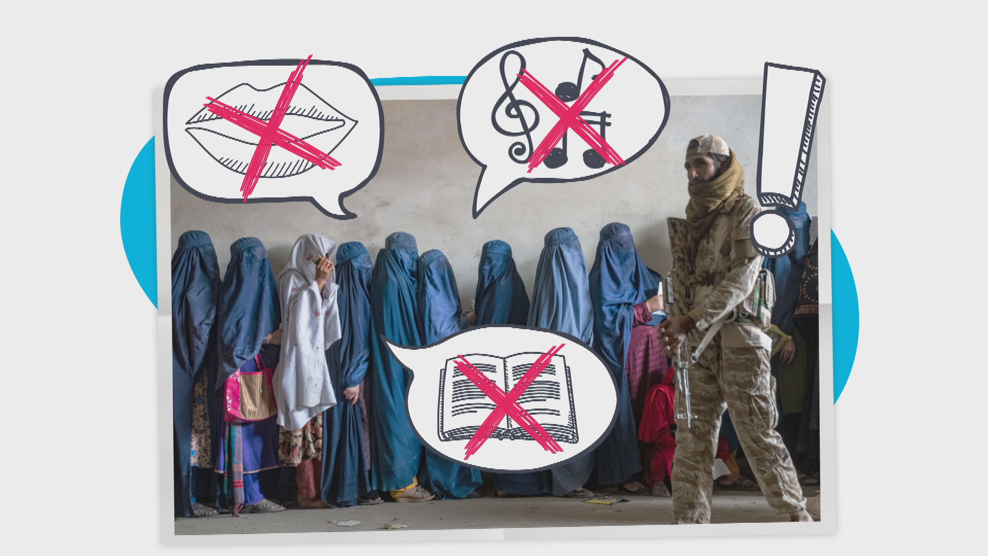 Afghanistan Mädchen Grafik