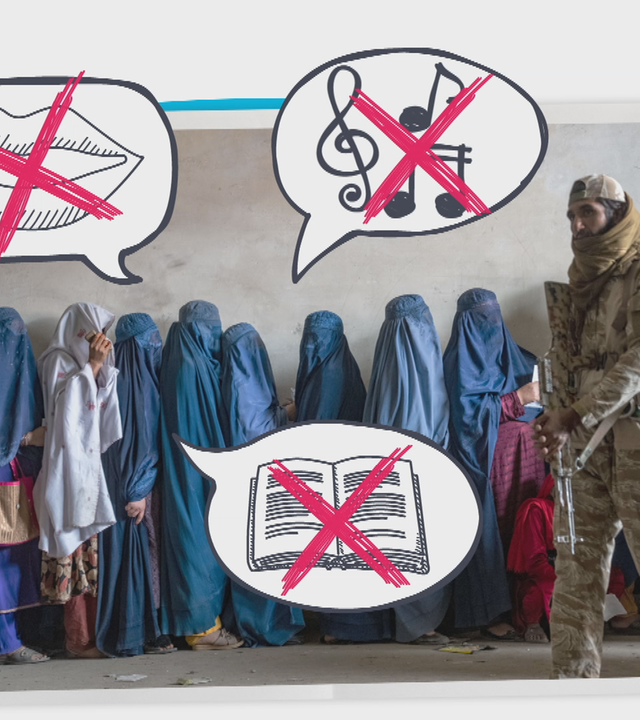 Afghanistan Mädchen Grafik