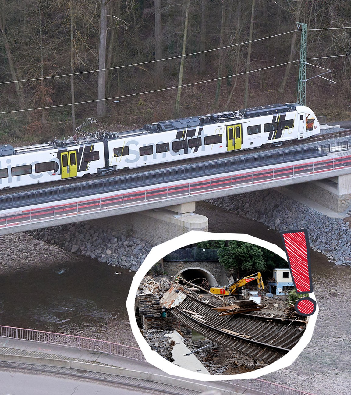 Nach vier Jahren ist es so weit: Die Bahn fährt wieder durchs Ahrtal.
