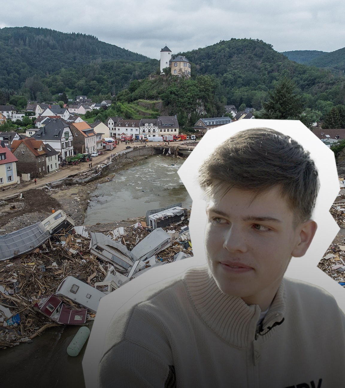 Schüler im Ahrtal
