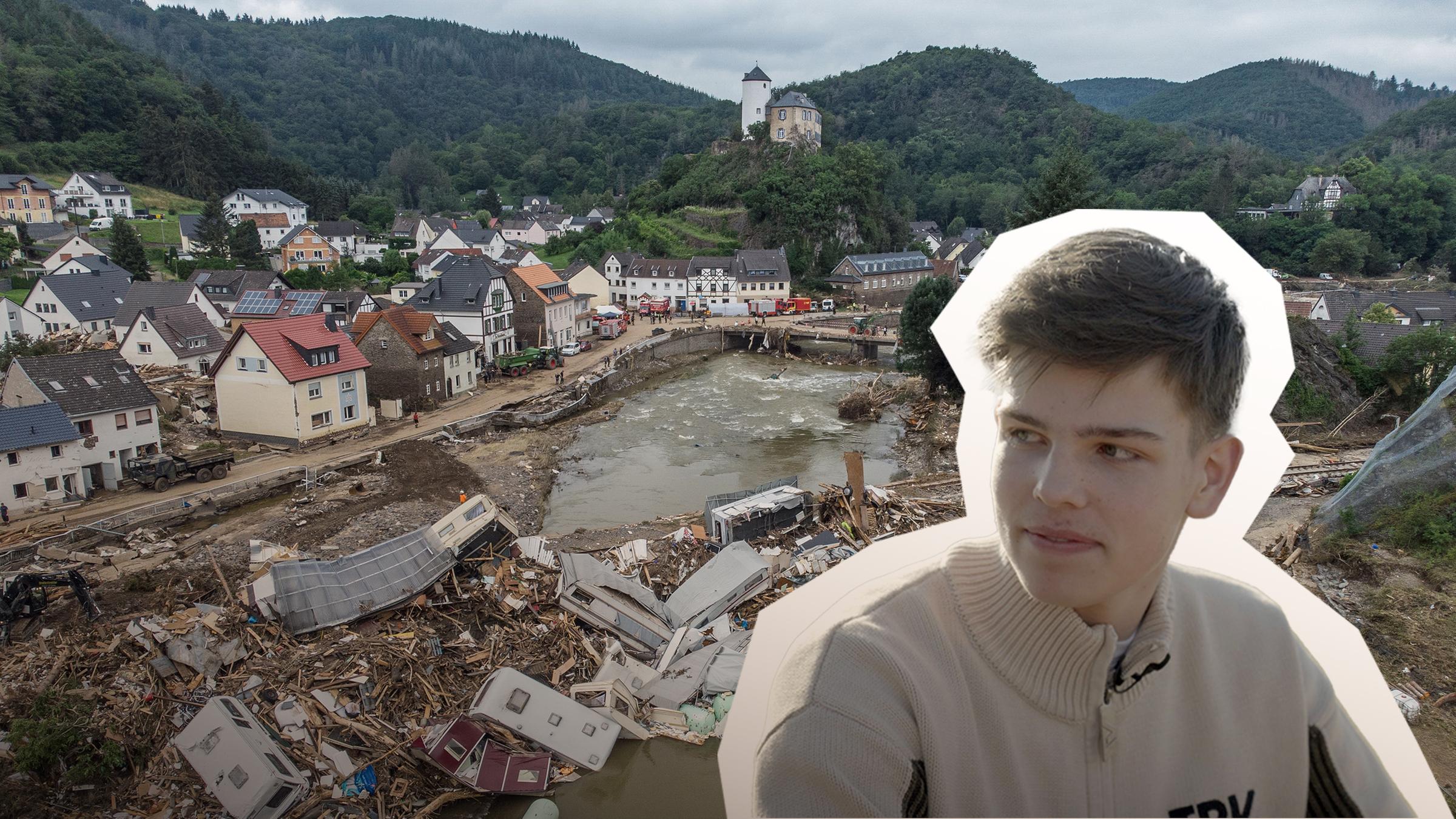 Schüler im Ahrtal