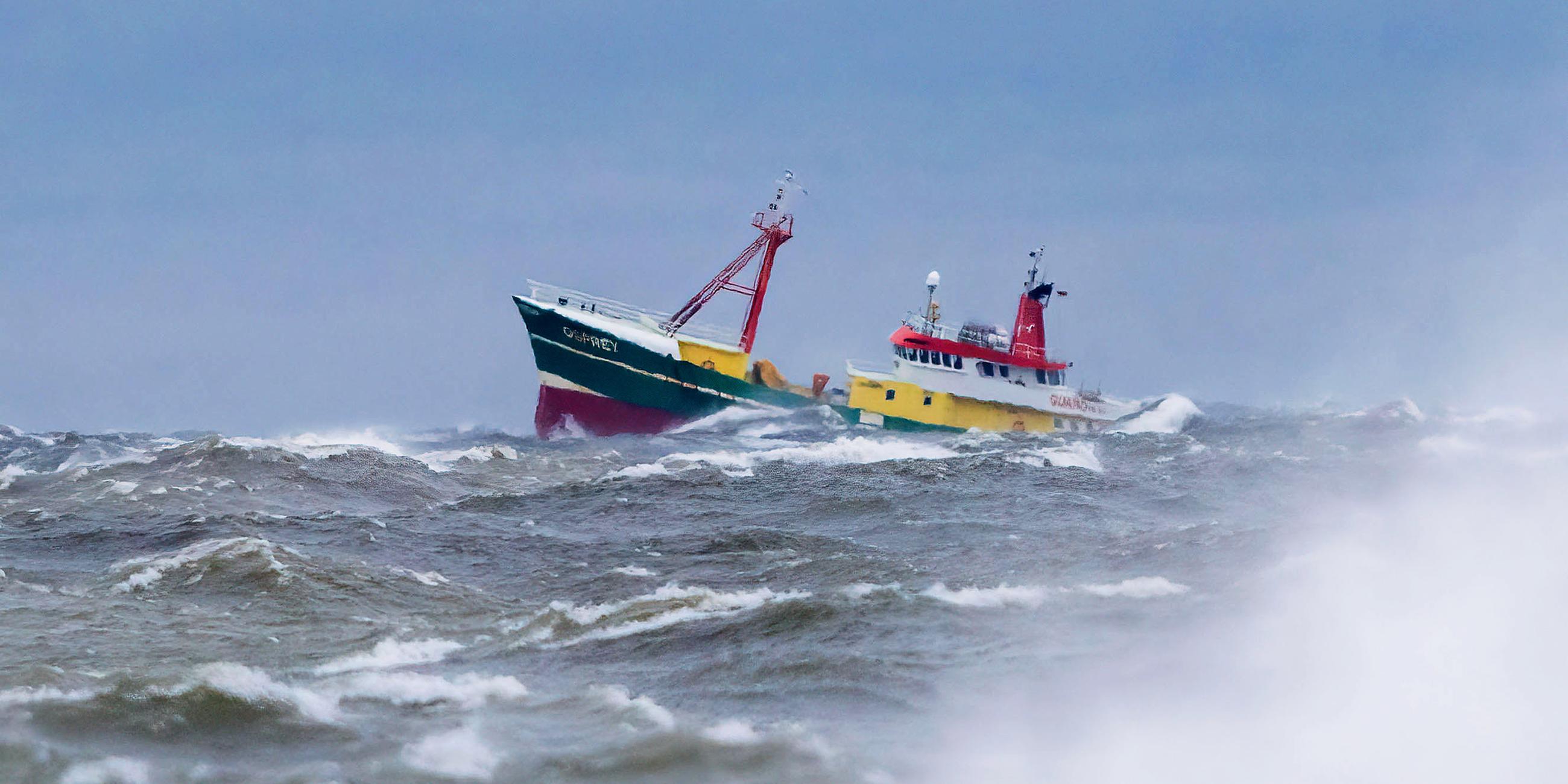 Sturmflut an der Ostseeküste