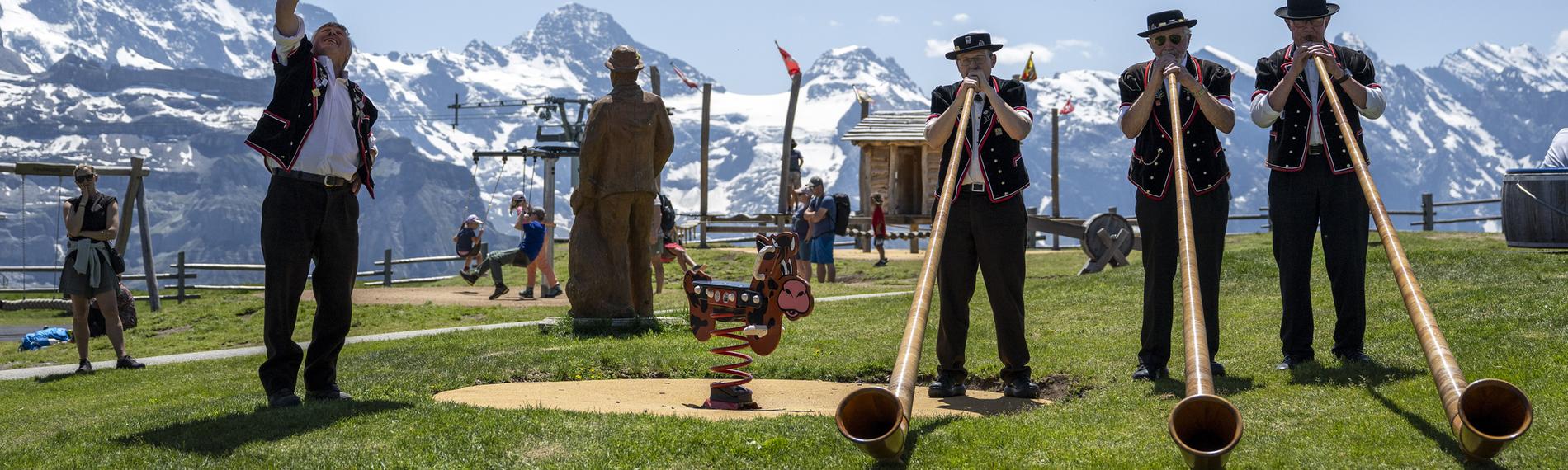 Bergfrühlingsfest in der Schweiz