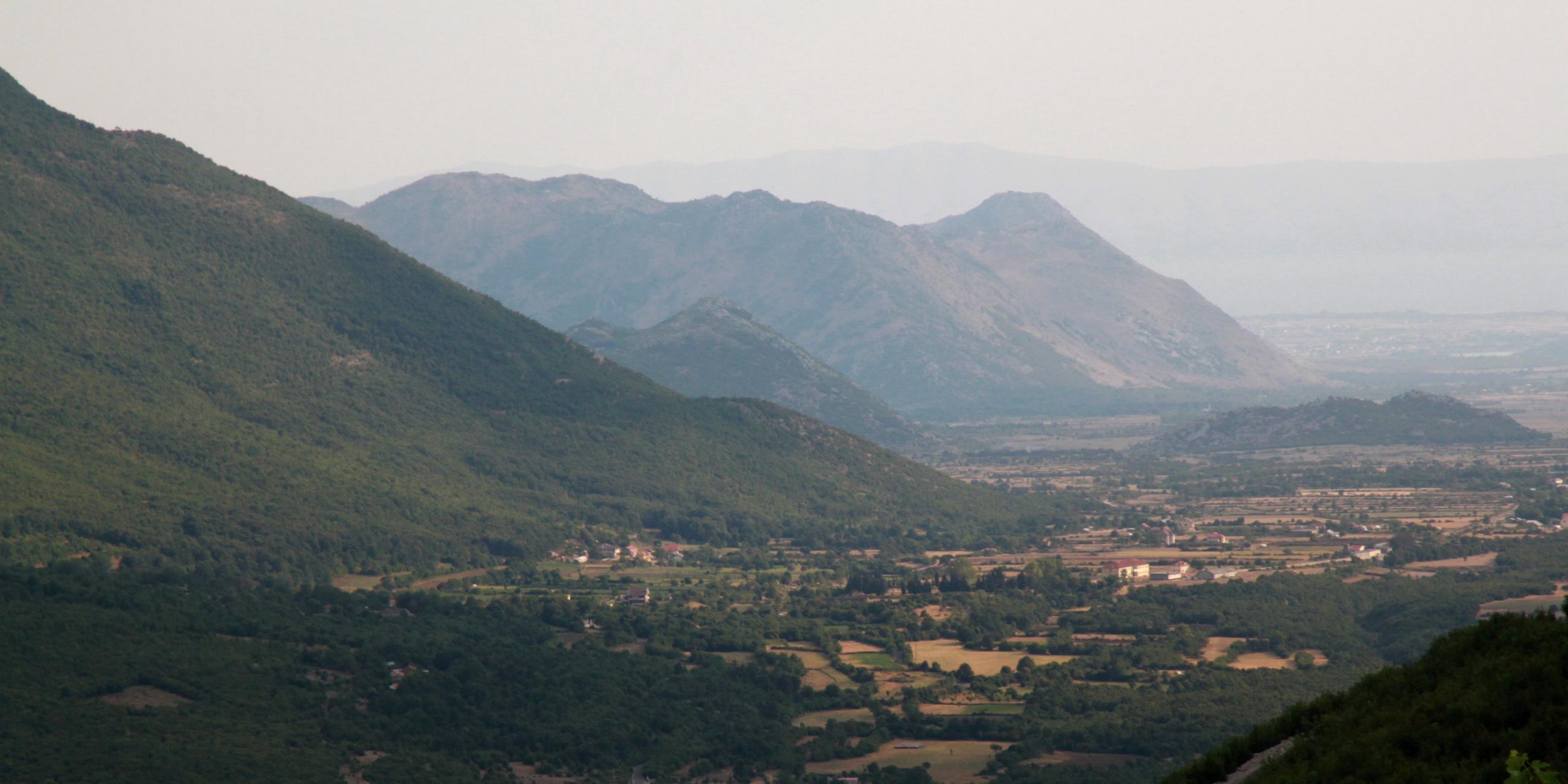 In Albanien gibt es viele Berge
