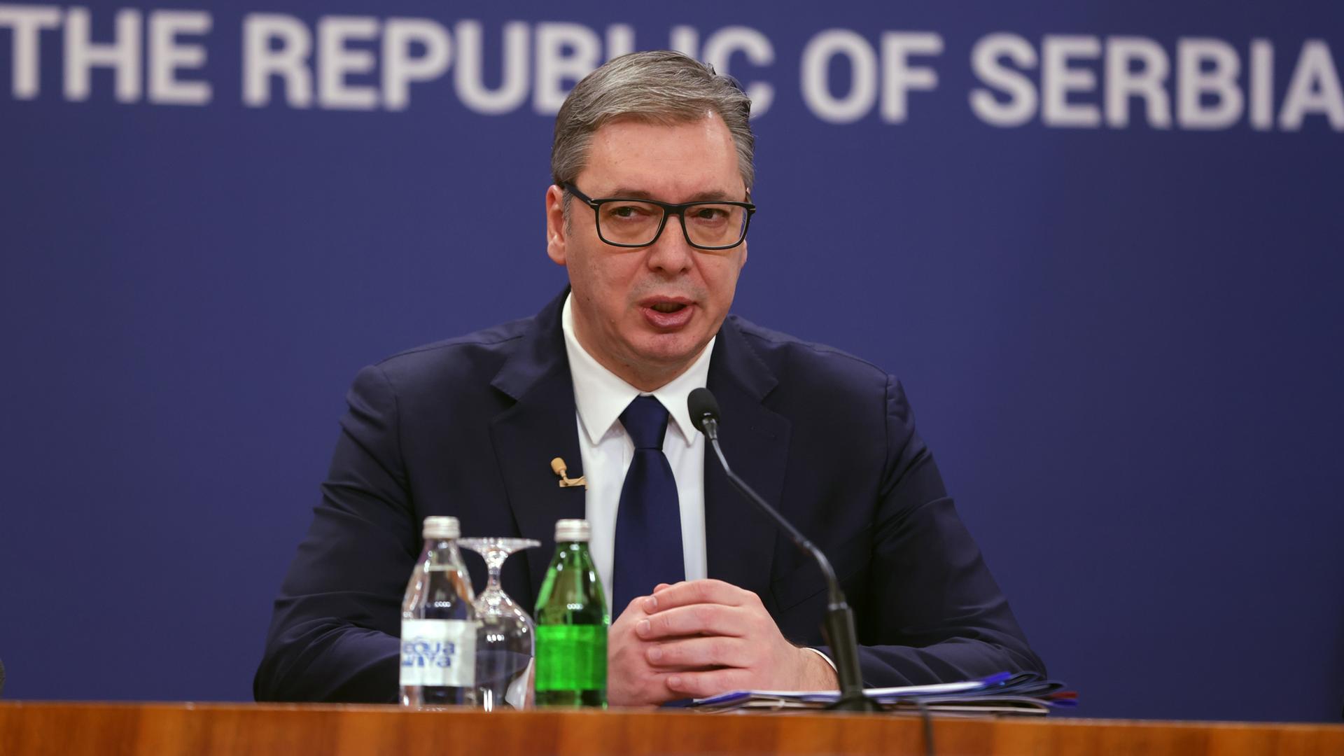 Aleksandar Vucic am 27.01.2025.