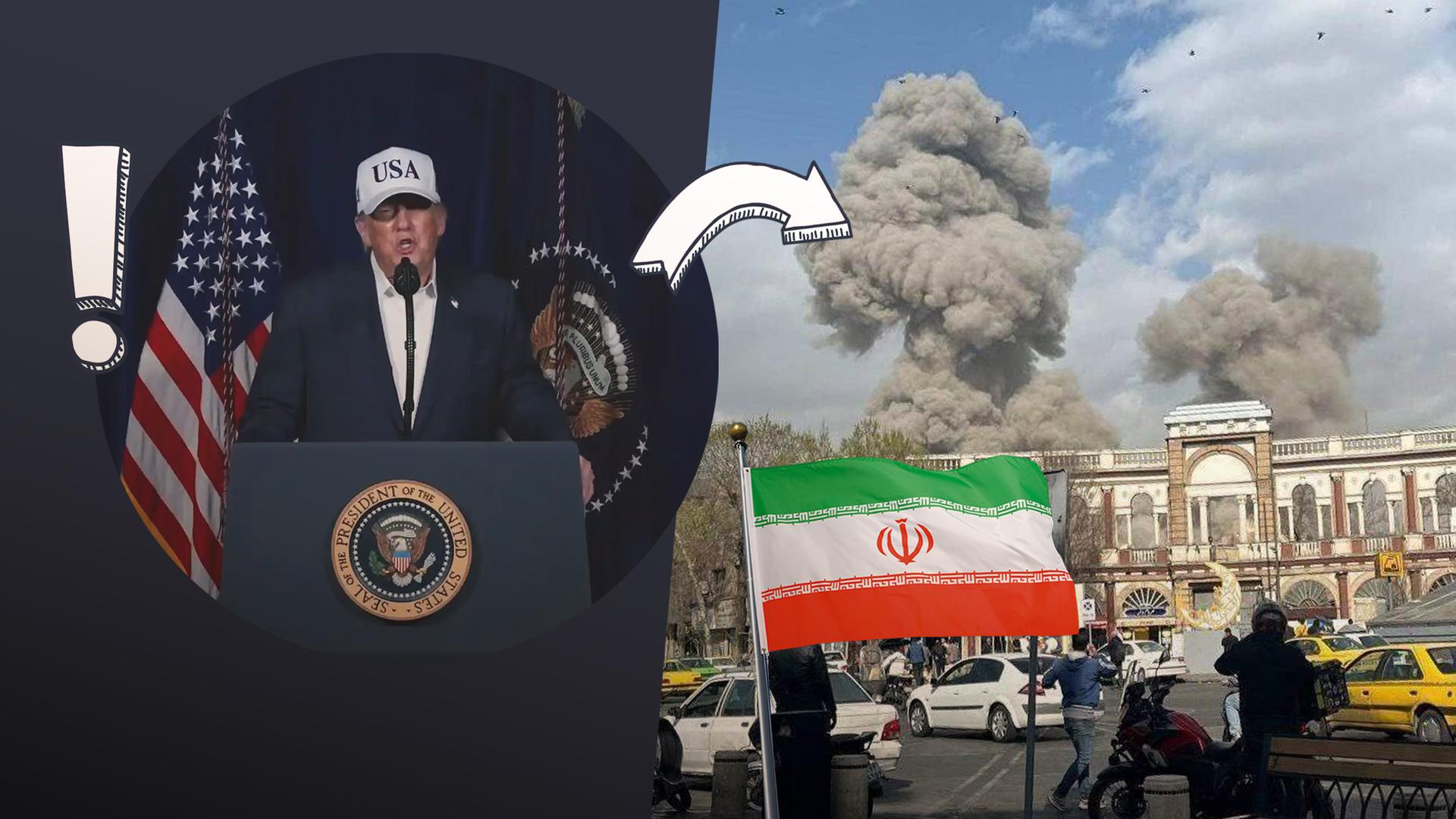 US-Präsident Donald Trump verkündet den Beginn der Angriffe gegen Ziele in Iran. Die Operation trägt den Namen "Gewaltiger Zorn".