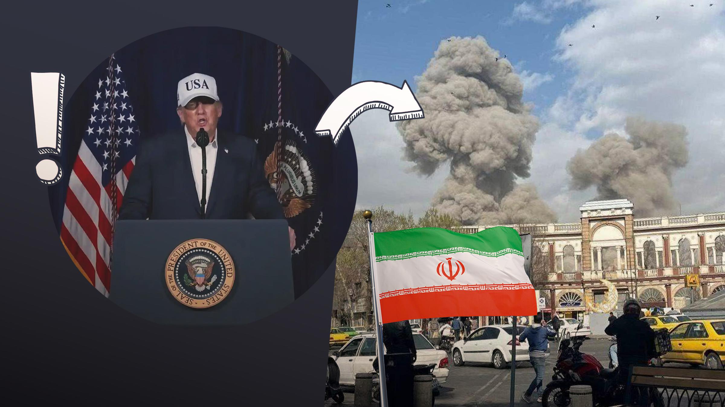 US-Präsident Donald Trump verkündet den Beginn der Angriffe gegen Ziele in Iran. Die Operation trägt den Namen "Gewaltiger Zorn".