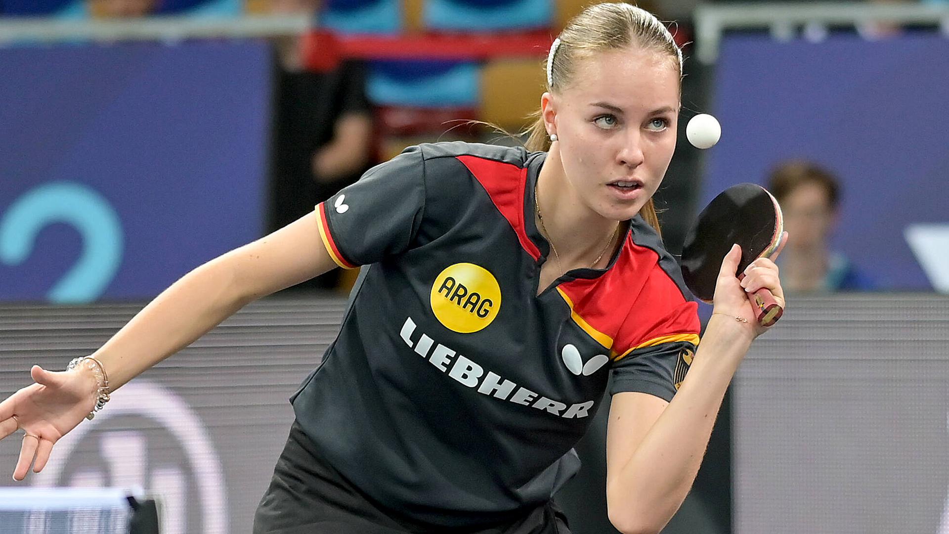 Annett Kaufmann (Deutschland) in Aktion am 14.08.2022 in München.