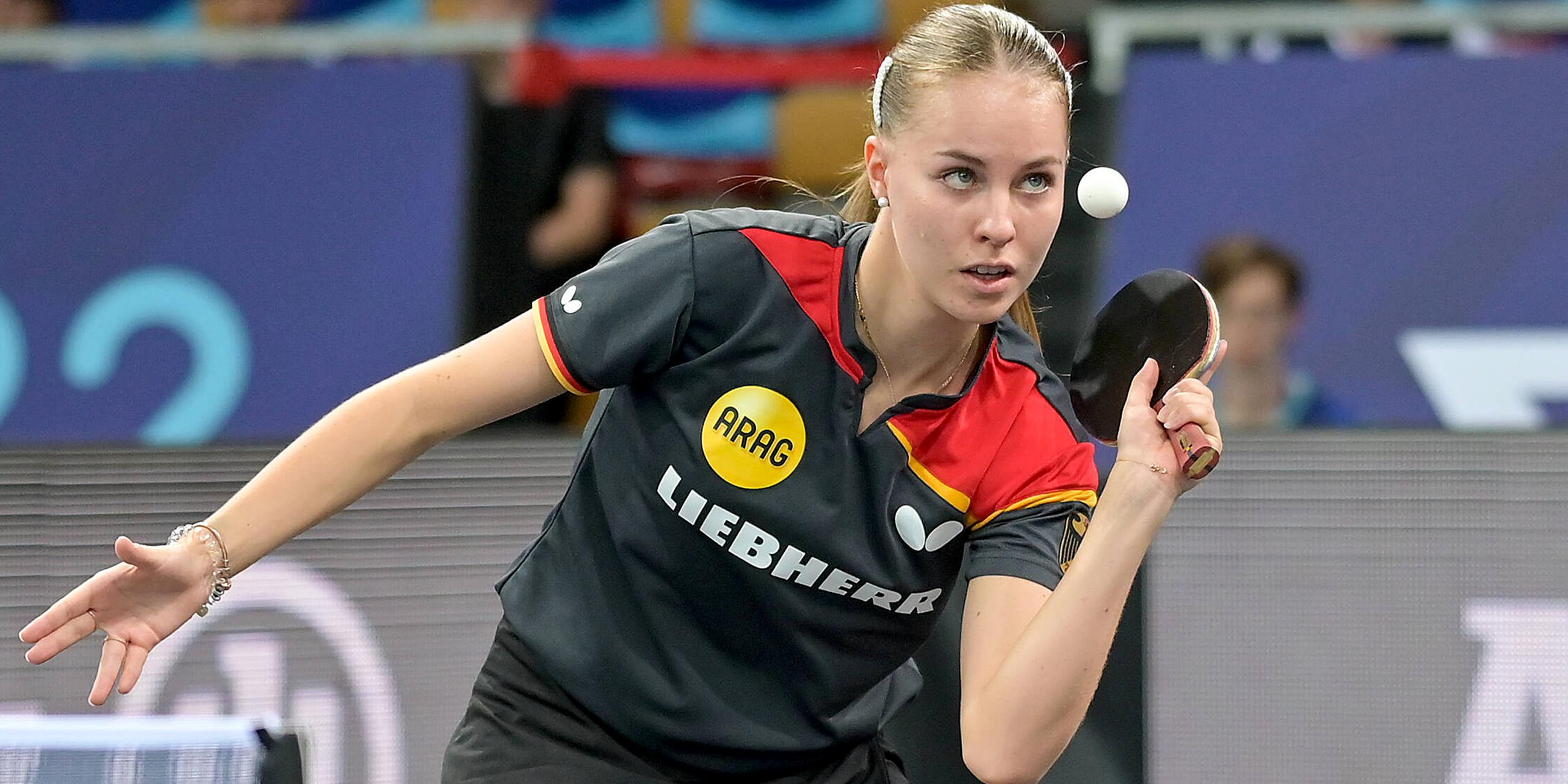 Annett Kaufmann (Deutschland) in Aktion am 14.08.2022 in München.