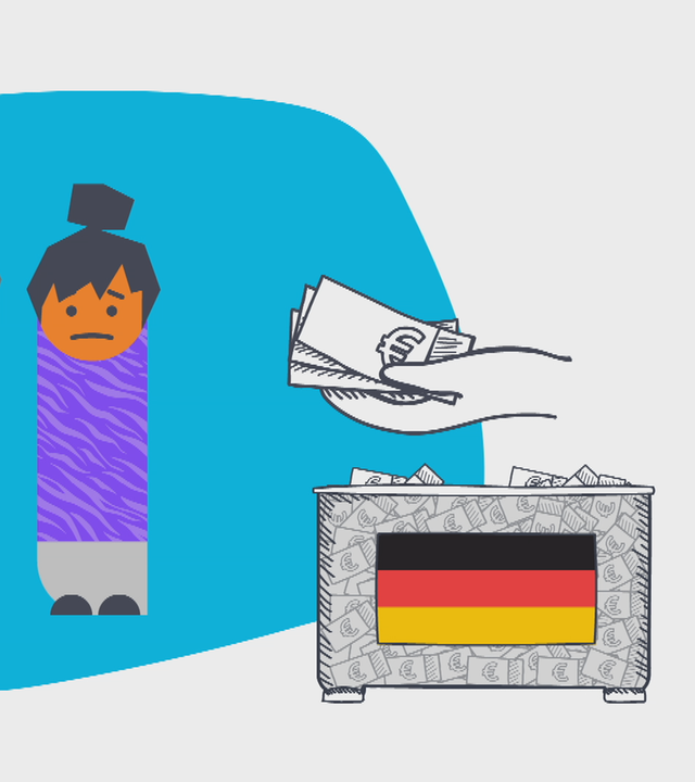 Arbeitslosenhilfe - Grafik