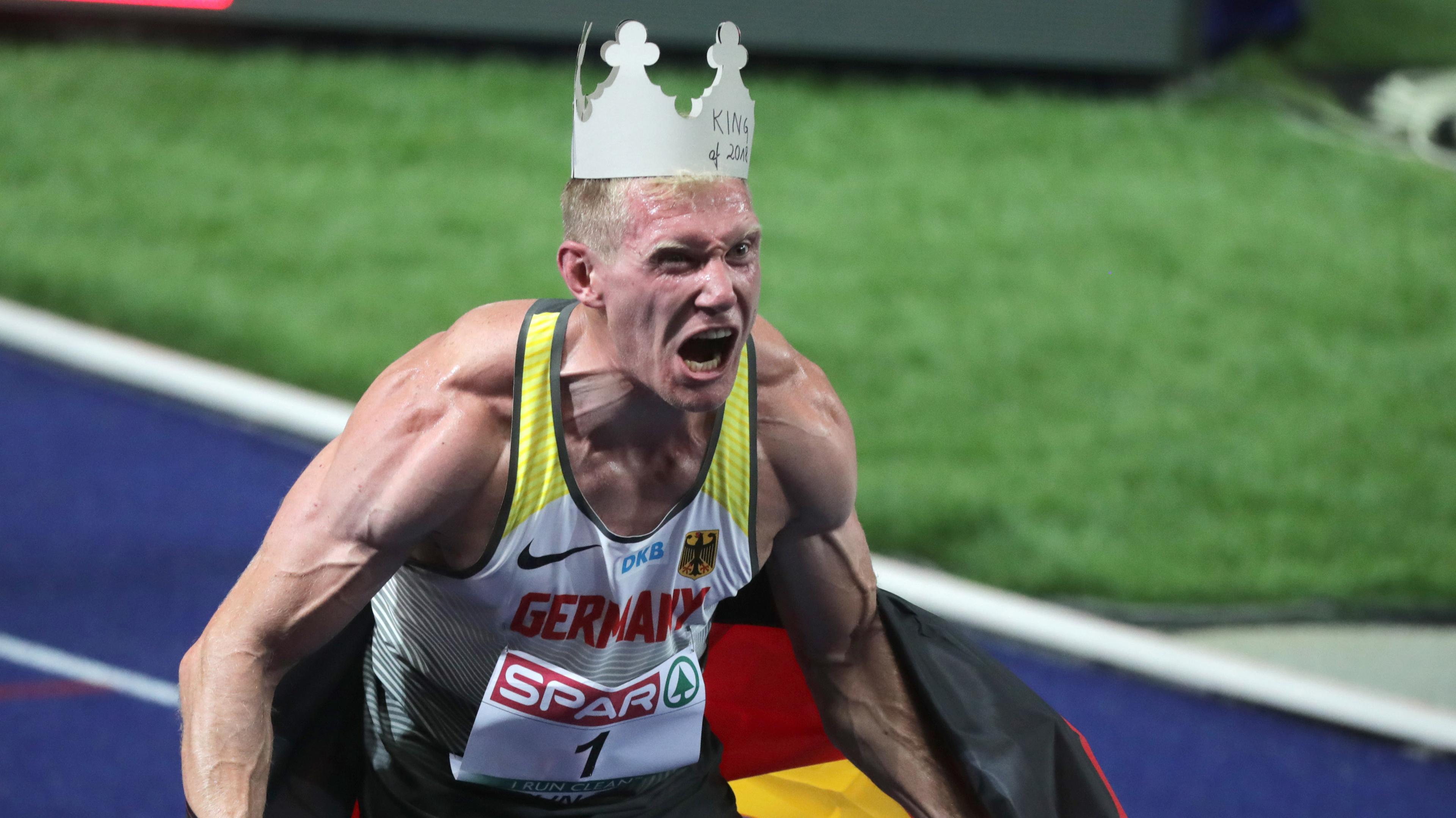 Arthur Abele jubelt über Gold