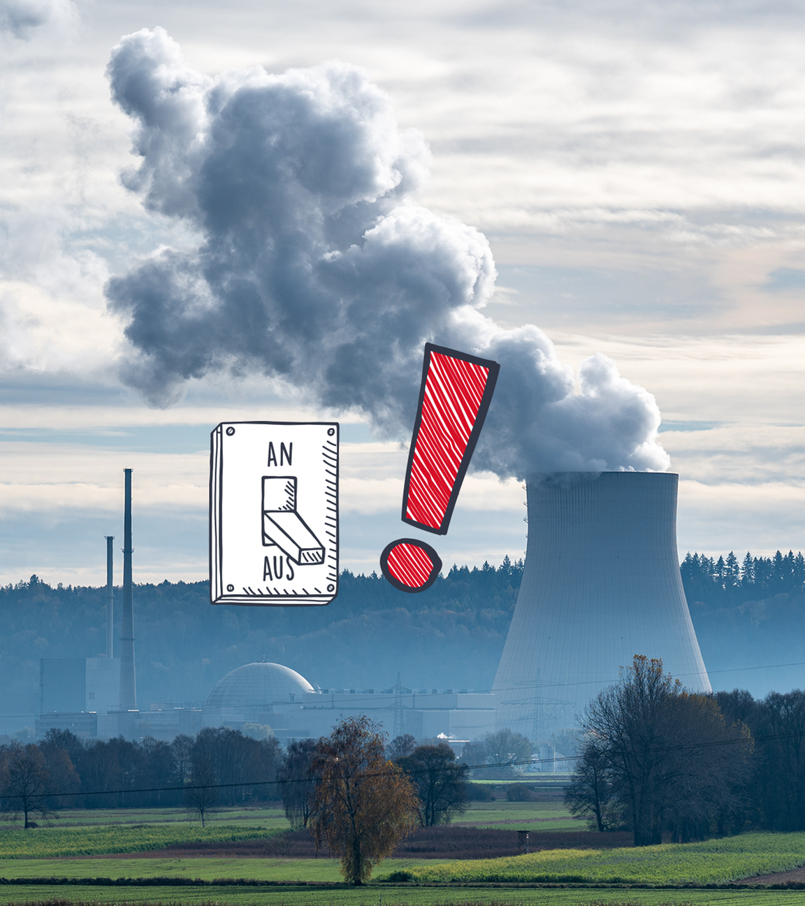 Atomkraftwerke werden abgeschaltet 