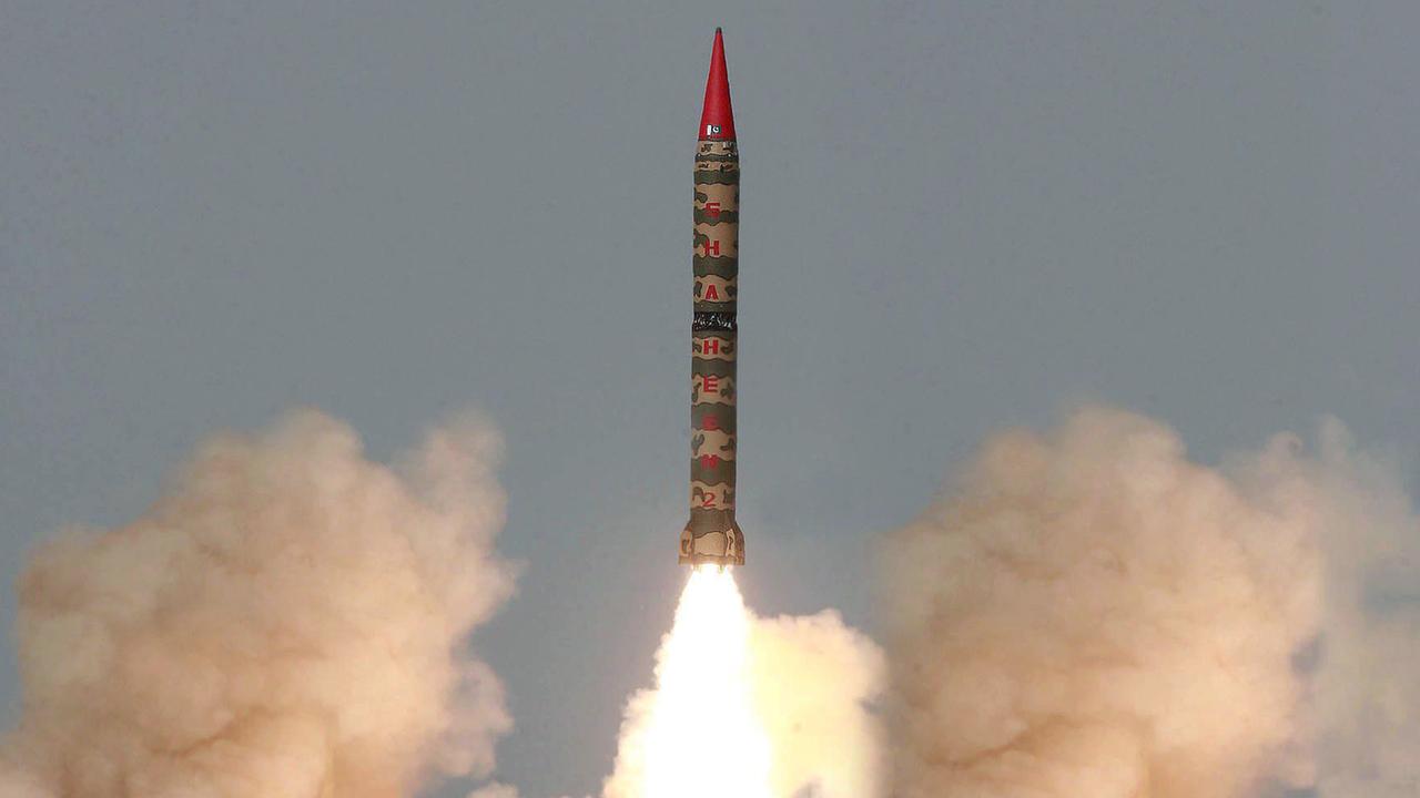 Eine Atomwaffe wird getestet