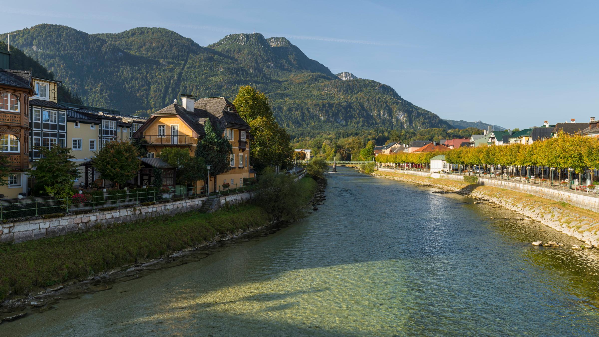 Stadtpanorama von Bad Ischl