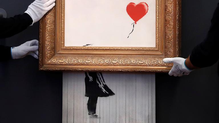 Mädchen mit Ballon von Banksy