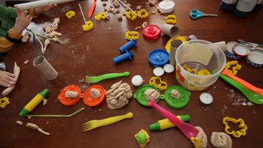 Kinder basteln mit Salzteig 