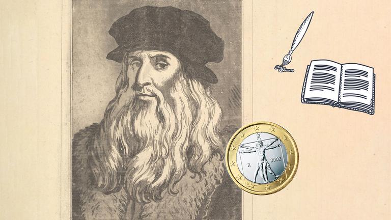 Berühmte Linkshänder: Leonardo da Vinci