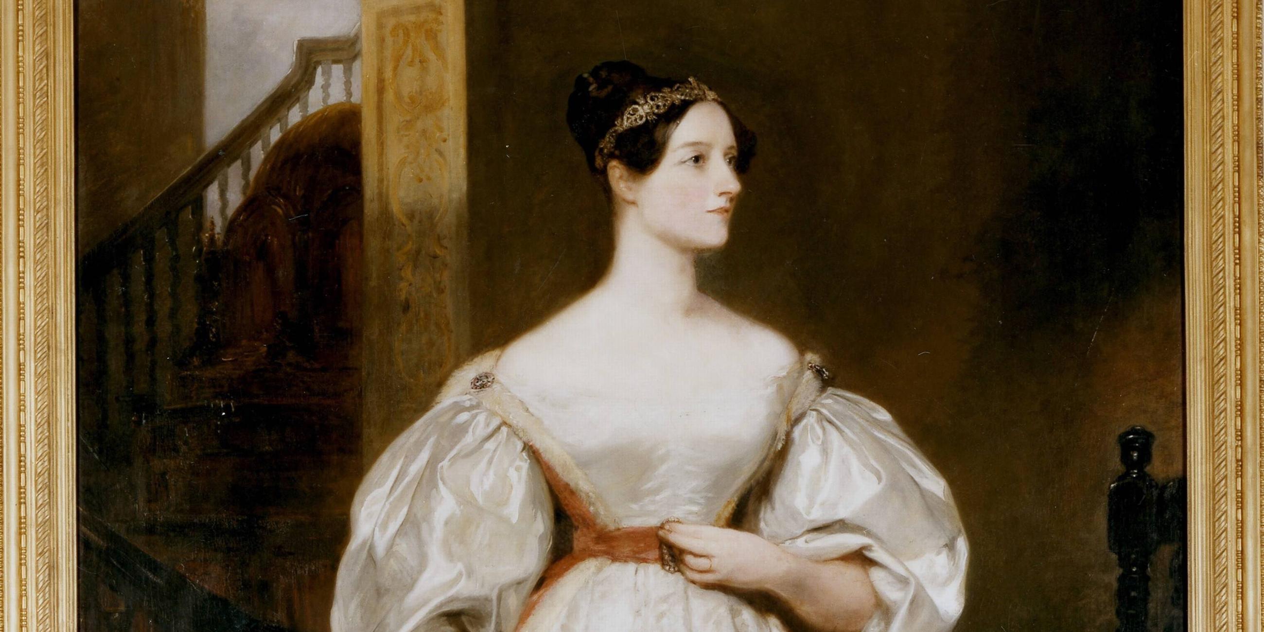 Portraätaufnahme von Ada Lovelace