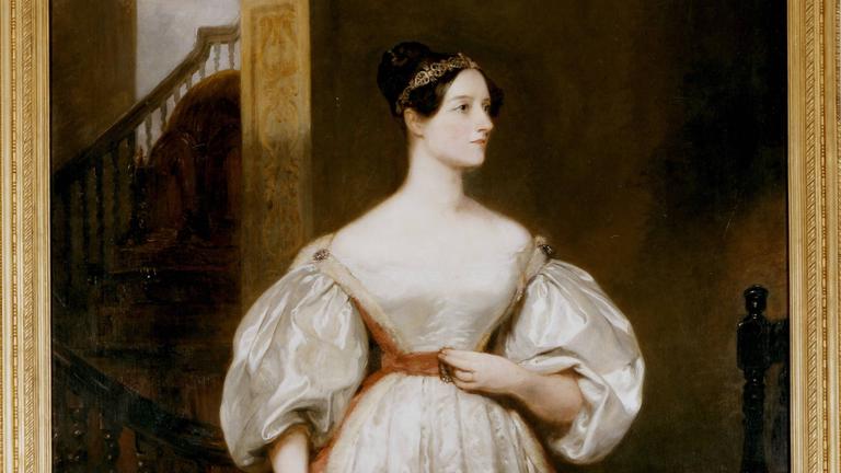 Portraätaufnahme von Ada Lovelace