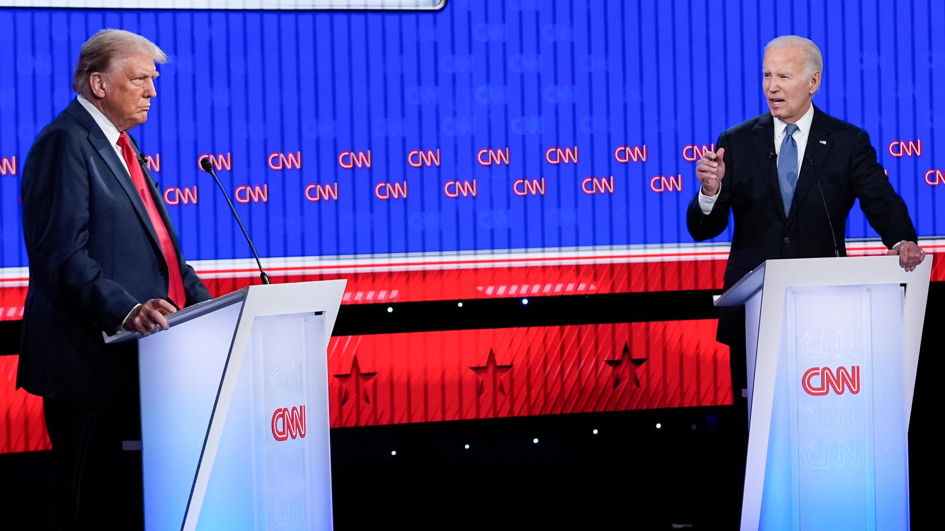 TV-Duell zwischen Trump und Biden