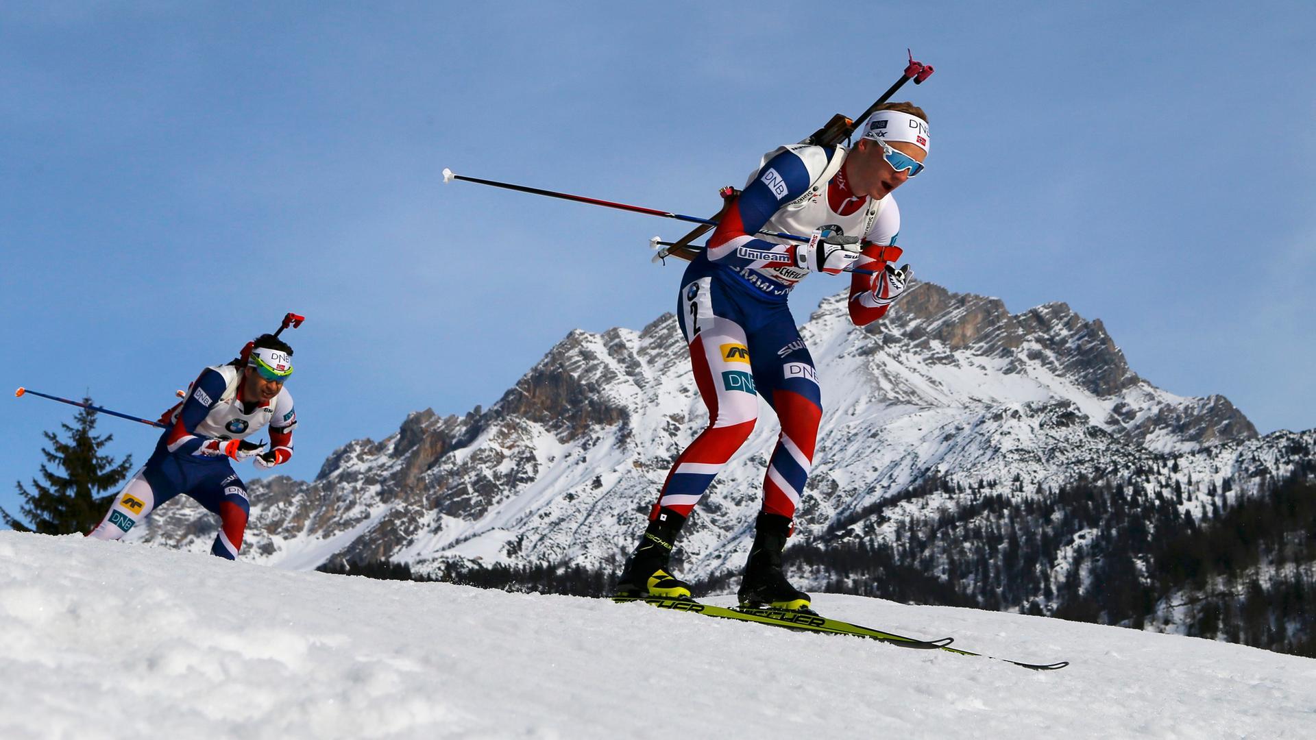 Biathlon 12,5 km Verfolgung der Herren