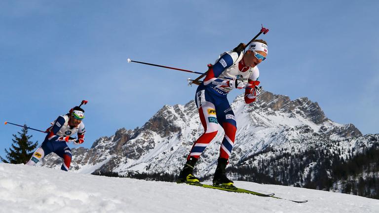 Biathlon 12,5 km Verfolgung der Herren