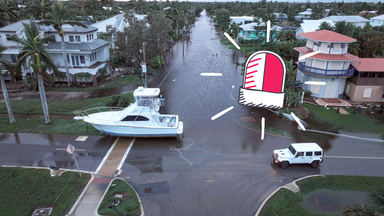 Hurricane Milton Barrels Into Florida