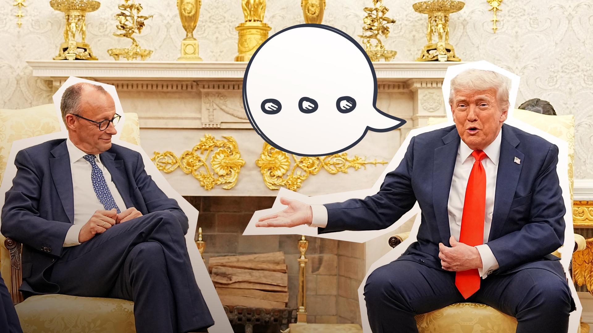 Friedrich Merz und Donald Trump