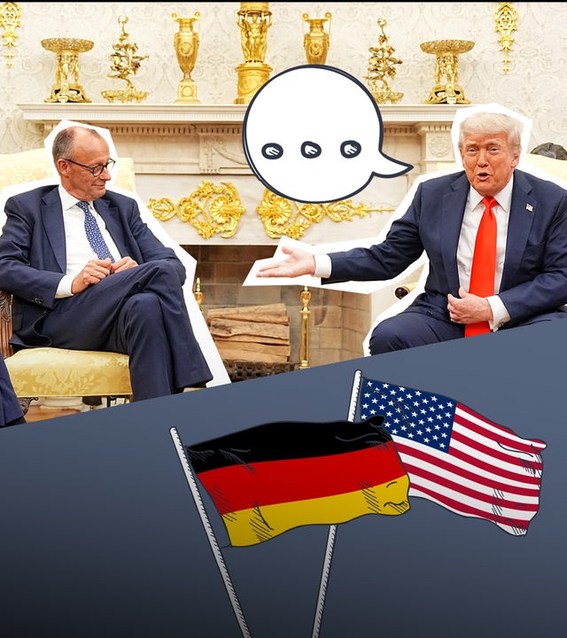 Friedrich Merz und Donald Trump