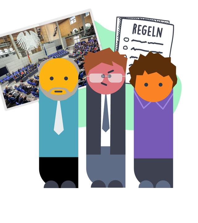 Grafik: Regeln im Bundestag