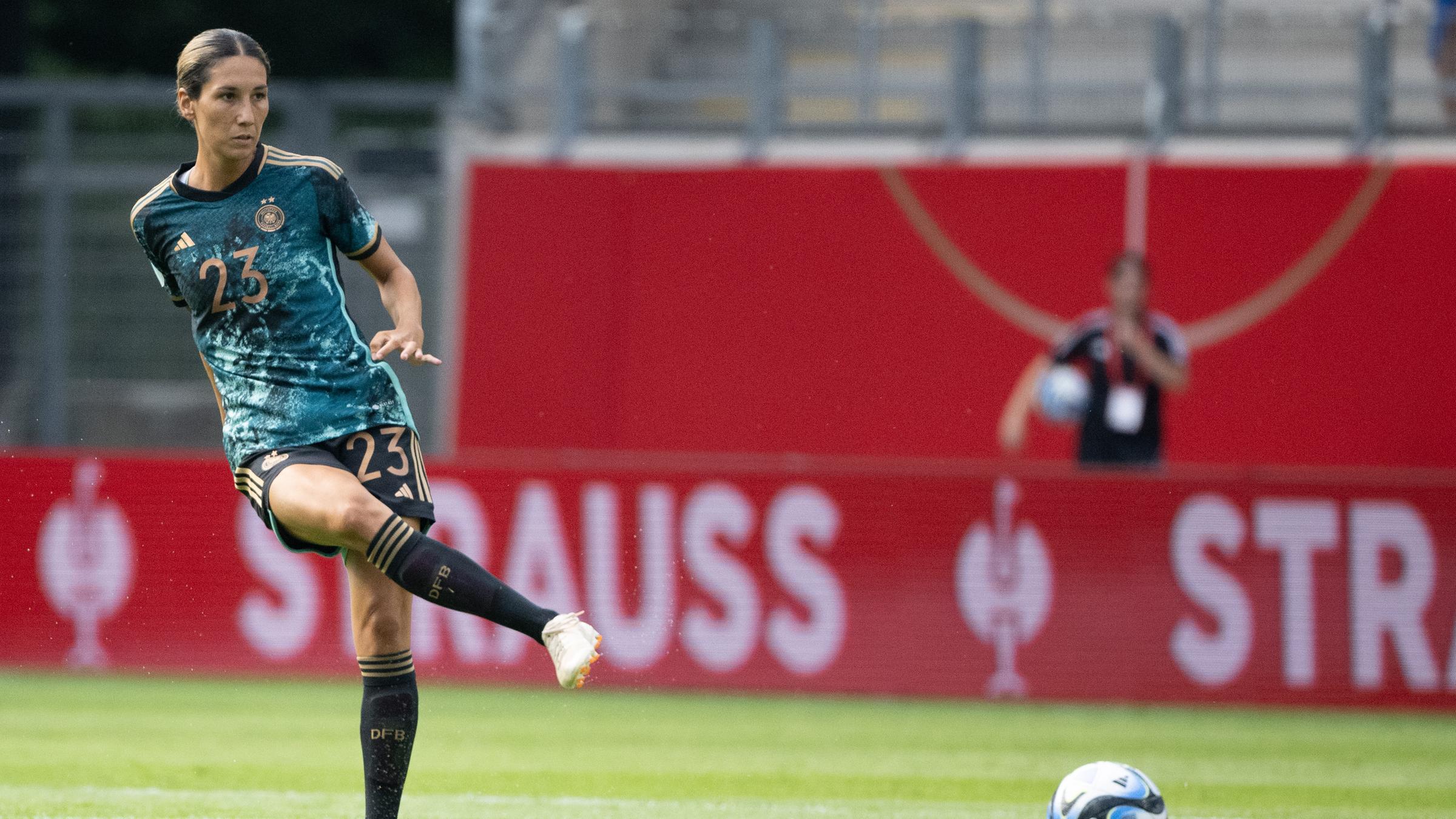 Sara Doorsoun beim Länderspiel gegen Vietnam.