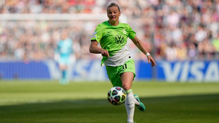 Alexandra Popp bei Champions League final zwischen VfL Wolfsburg und FC Barcelona.