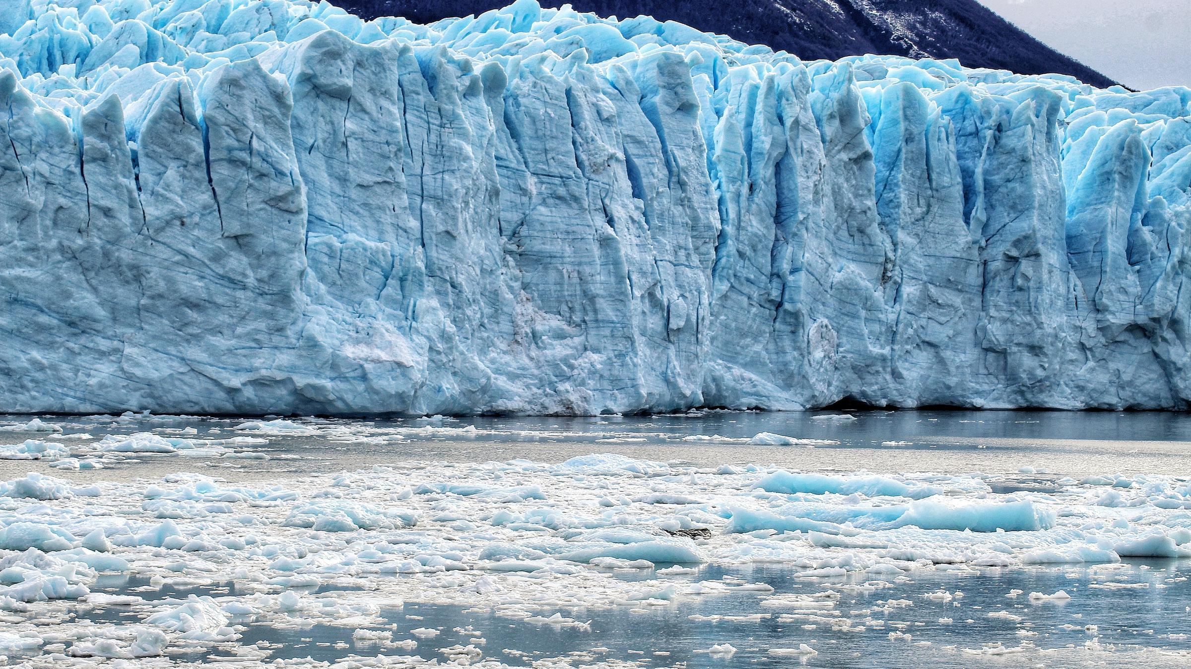 Gletscher in der Antarktis