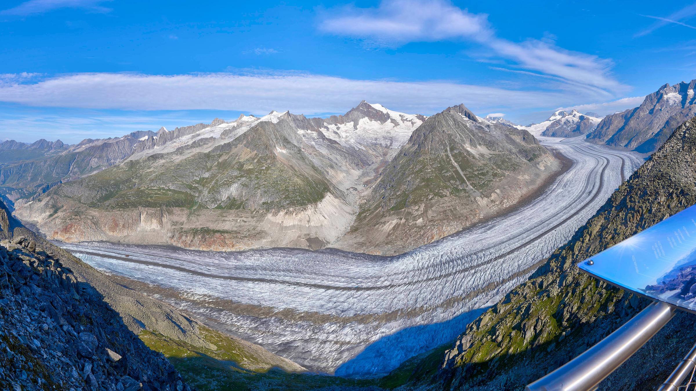 Gletscher in den Alpen