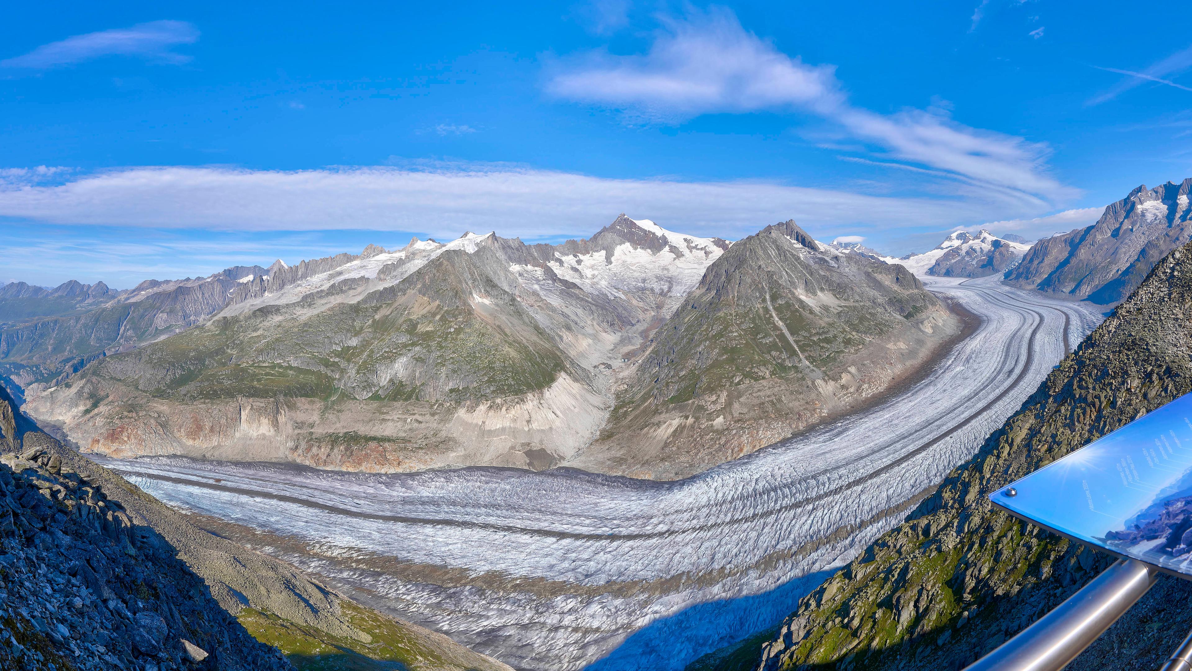 Gletscher in den Alpen