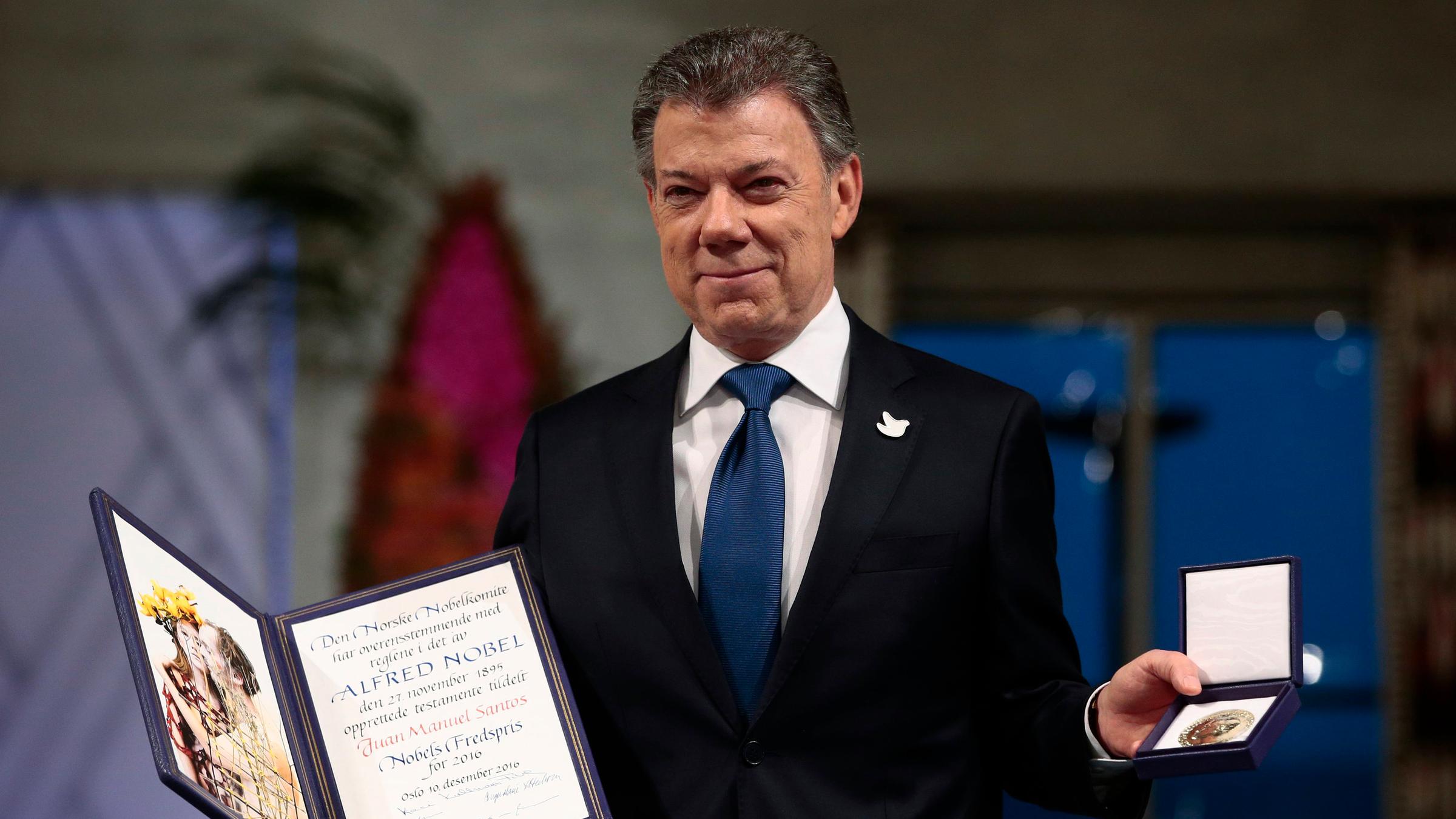 Nobelpreisträger Juan Manuel Santos