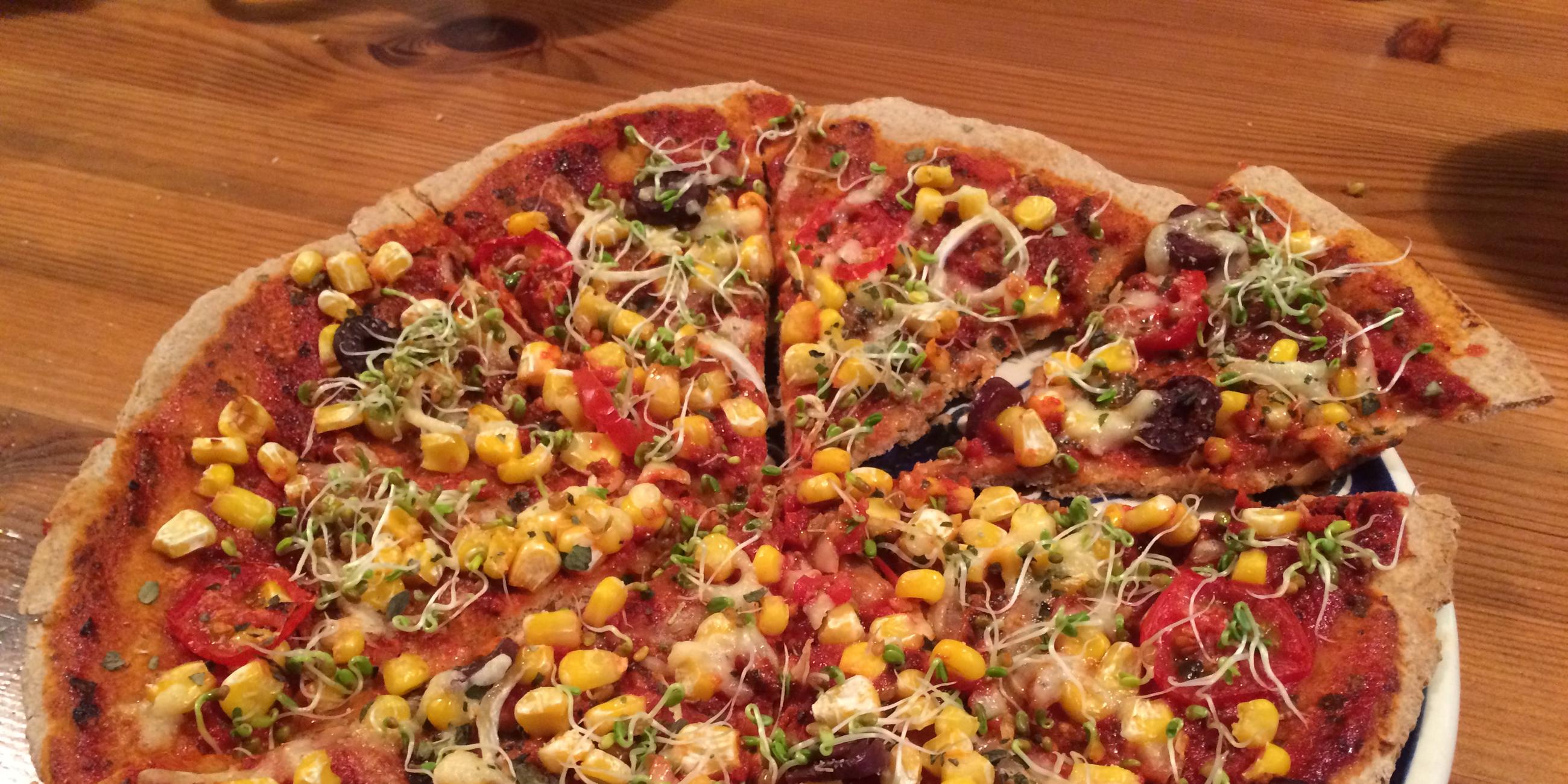 Danka, 11: Dinkelpizza mit Kresse