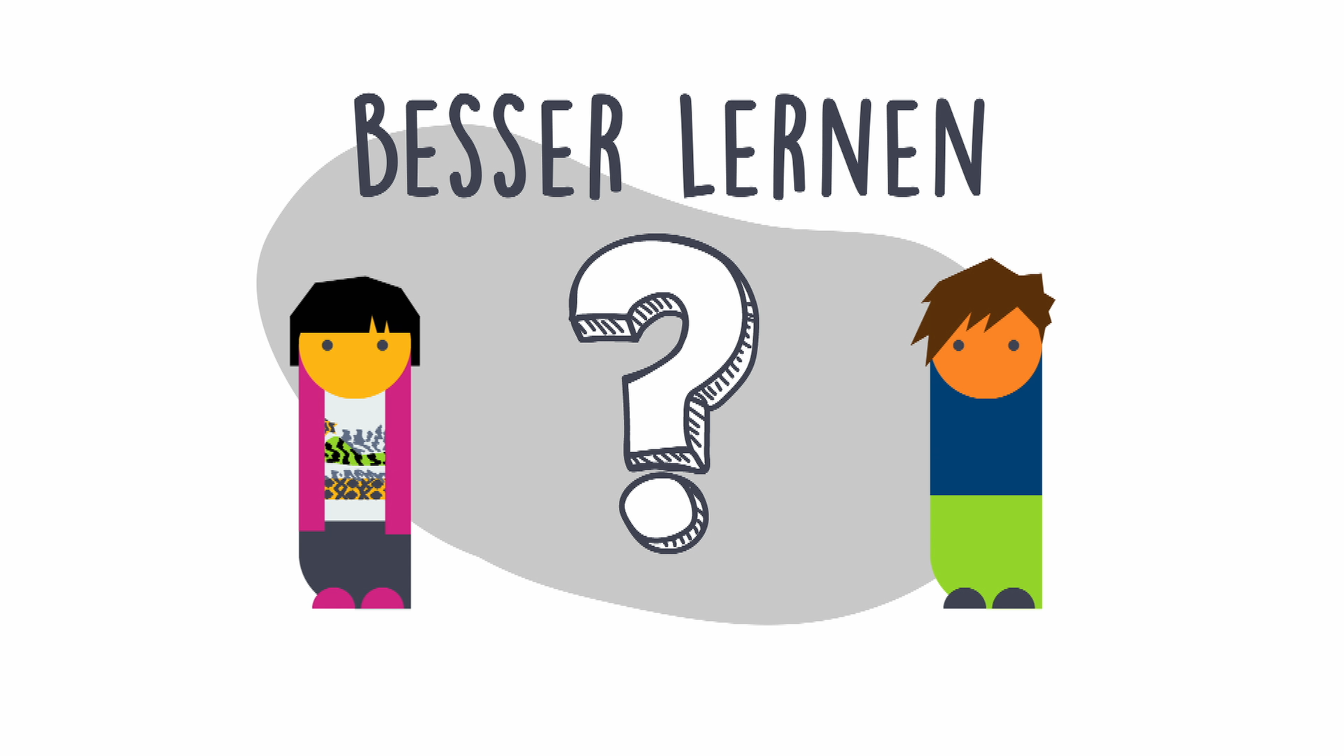 Zwei Kinder in der Schule